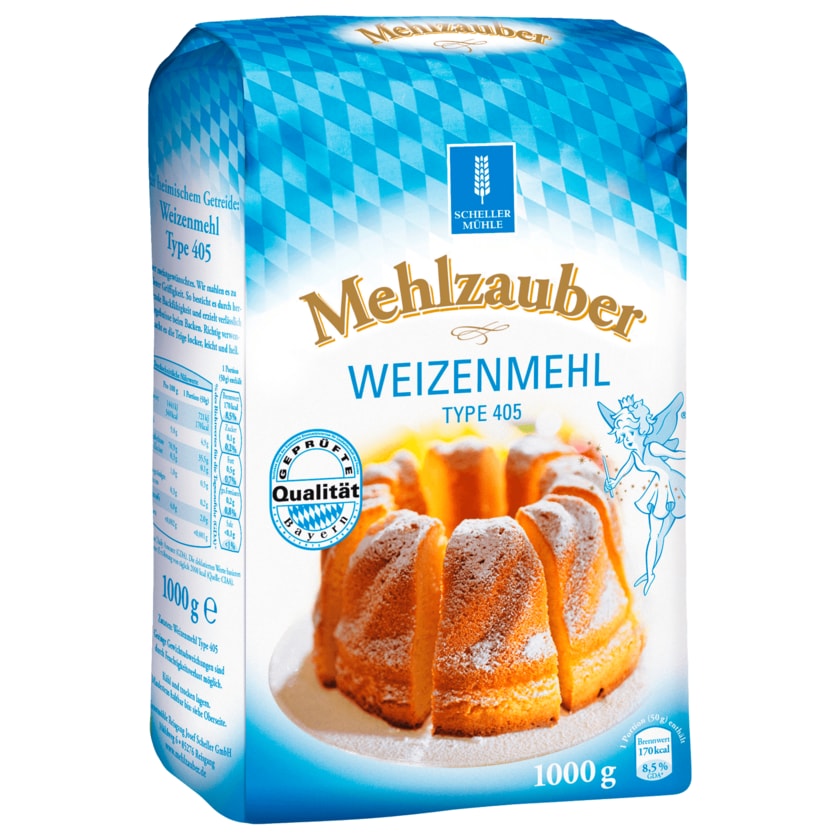 Mehlzauber Weizenmehl Type 405 1kg